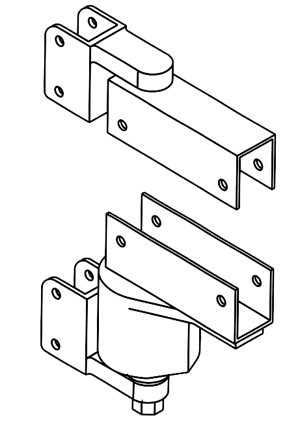 cafe door pivot hinge